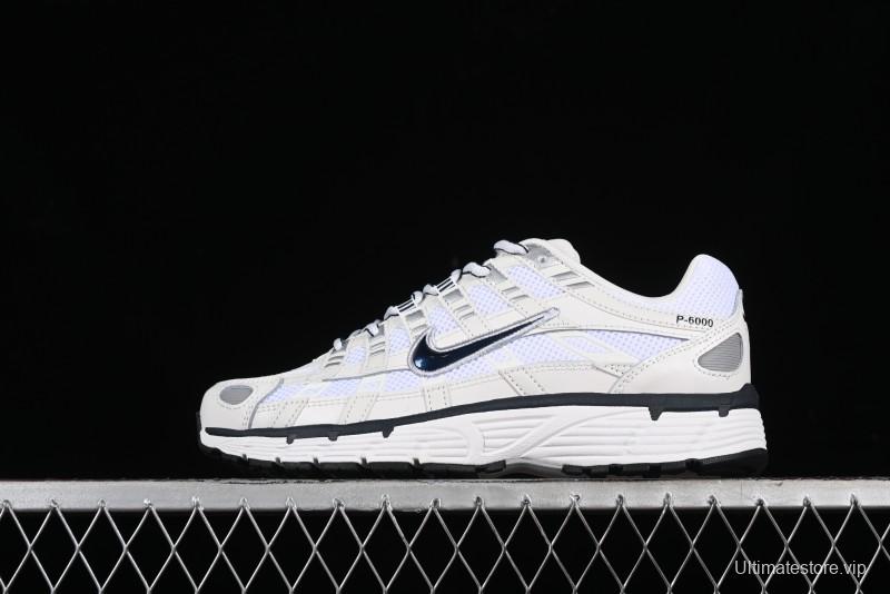 Nike P-6000 Prm Retro Casual Sneakers with Lightweight Design - CD6404-018