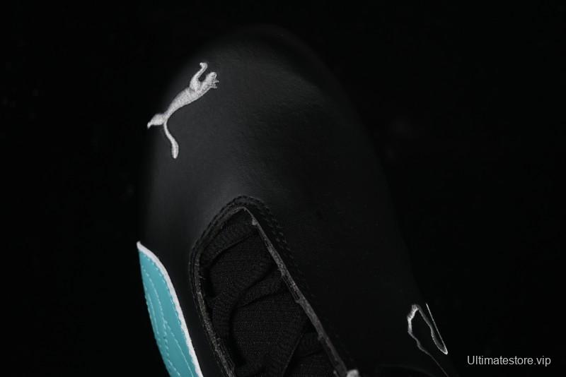 Puma Sparco Future Round Toe Lace-Up Low-Top Lifestyle Casual Shoes in Leather and Fabric - 308155-01