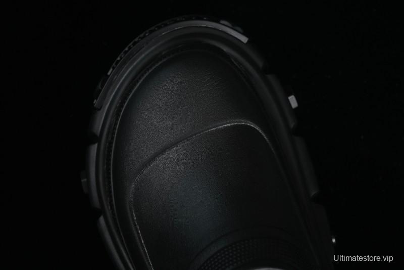 Balenciaga Hardcrocs Slide EVA Round-Toe Ultra Thick Sole Clog Sandals - W1S8N1010