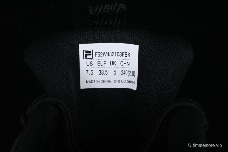 Fila Breathable Cat Paw Sneakers F52W432103FBK with Lightweight Eco-Friendly Material and Cushioned EVA Midsole
