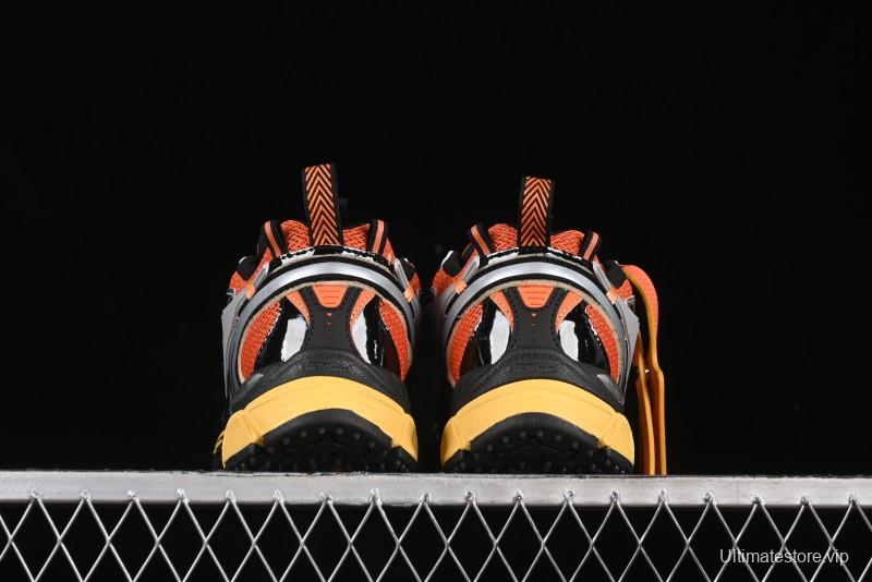 Off-White Be Right Low-Top Lifestyle Sneakers in Grey Orange - X.E5