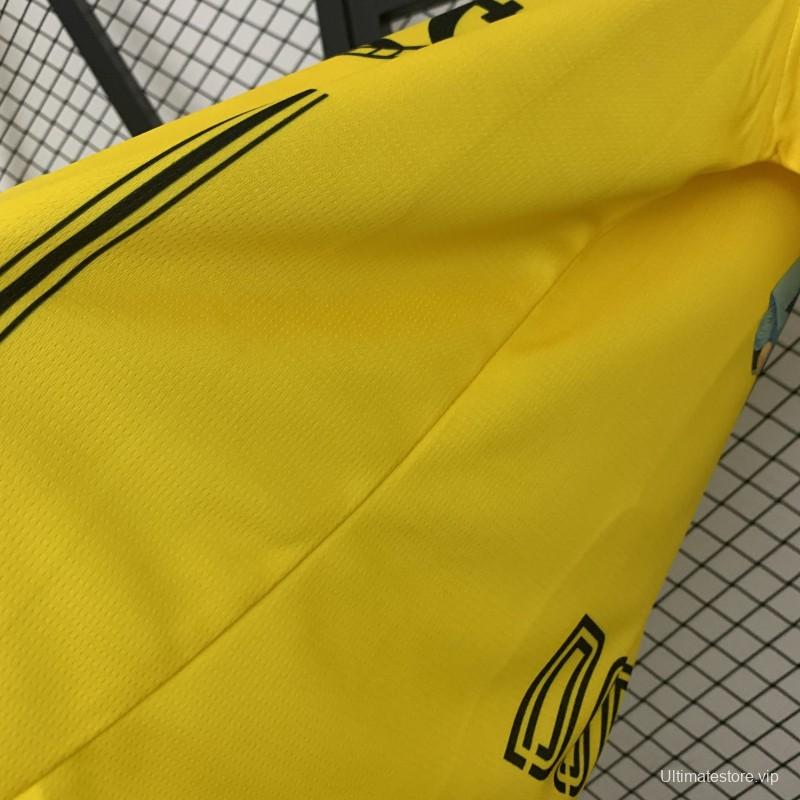 25/26 Borussia Dortmund Yellow with One Piece Design Jersey