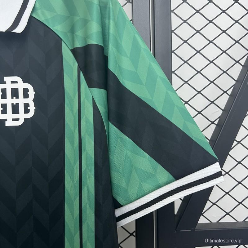 25/26 Real Betis Green with Black Vertical Stripes Jersey