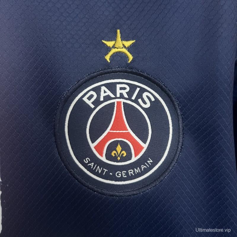 1 Star 24/25 PSG Home Jersey With 25 Champions Printing