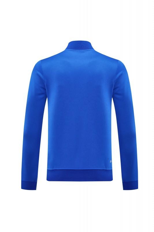 2025 Adidas Blue/Navy Full Zipper Jacket +Long Pants