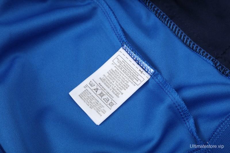 2025 Adidas Blue/Navy Full Zipper Jacket +Long Pants