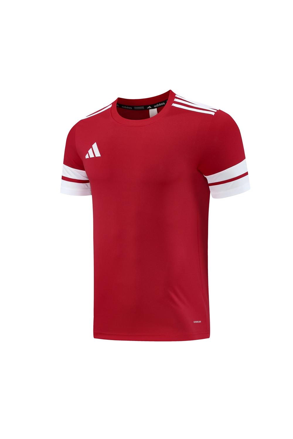2025 Adidas Red Short Sleeve Jersey+Shorts