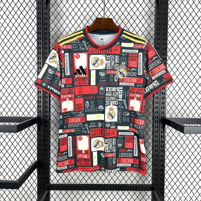 2025/26 Real Madrid Doodle Board Jersey