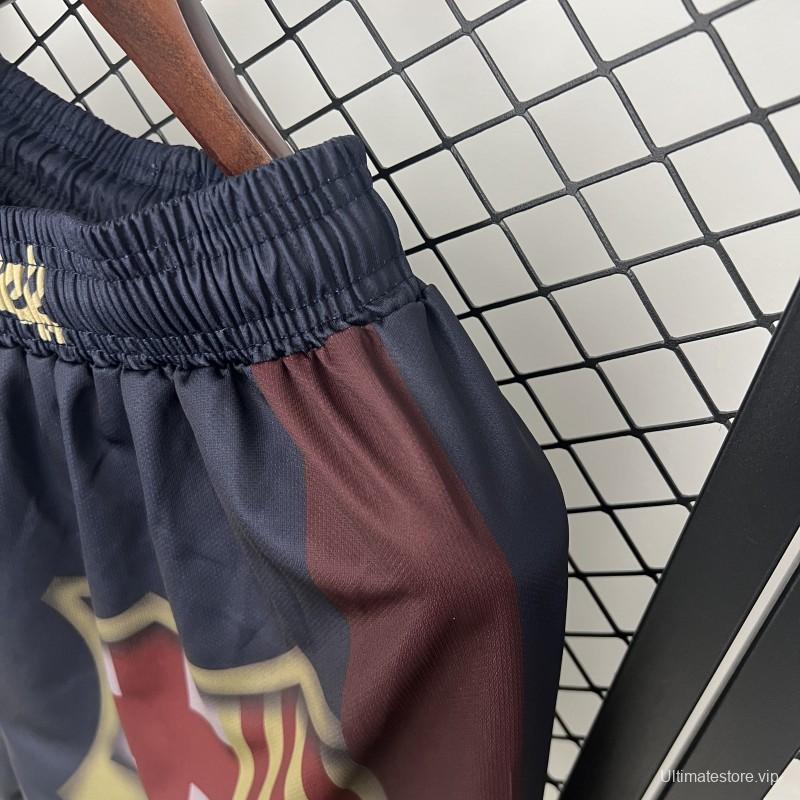 25/26 Barcelona x Cactus Jack Skeleton Home 'Black' Shorts