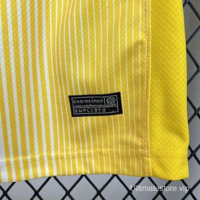 2025/26 Kids Atletico Madrid Yellow Goalkeeper Jersey