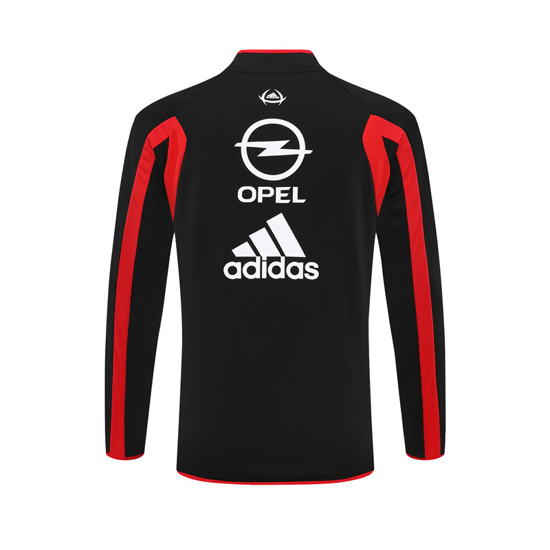 Retro 05/06 AC Milan Black Half Zipper Jacket