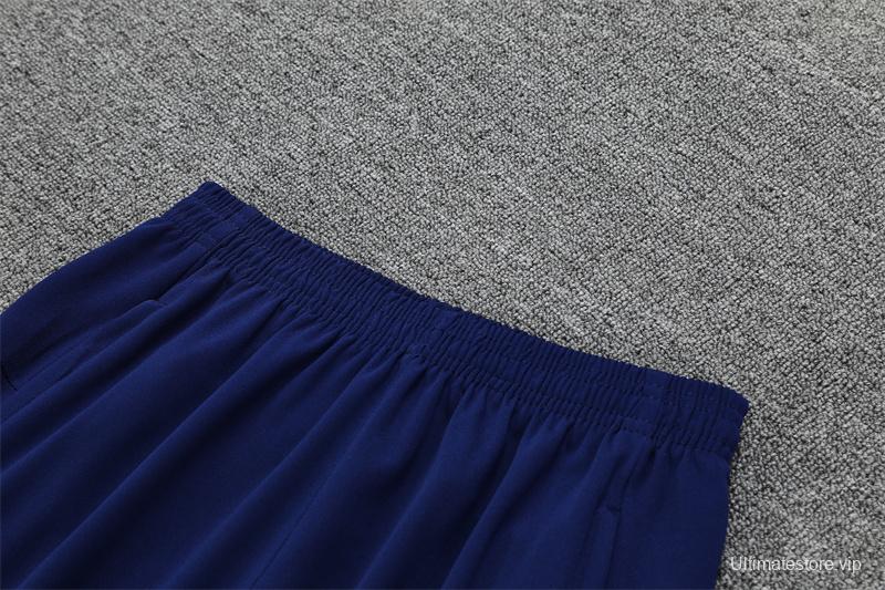 25/26 Manchester City Light Blue Camouflage Half Zipper Jacket+Long Pants