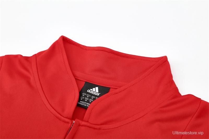 Retro 03/04 AC Milan Red Half Zipper Jacket