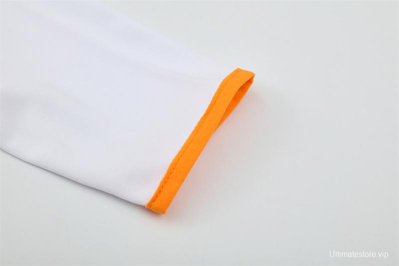 Retro 13/14 Real Madrid White Half Zipper Jacket