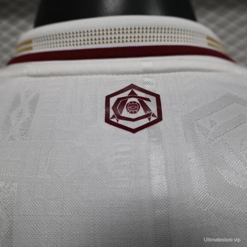Player Version 25/26 Arsenal Third Long Sleeve White Jersey