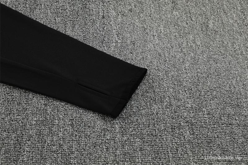 Player Version 25/26 Liverpool Green AD on Both Sleeves Half Zipper Jacket+Long Pants