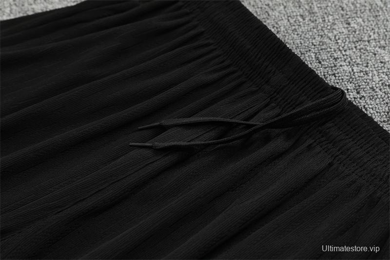 Player Version 25/26 Brazil Black Half Zipper Jacket+Long Pants