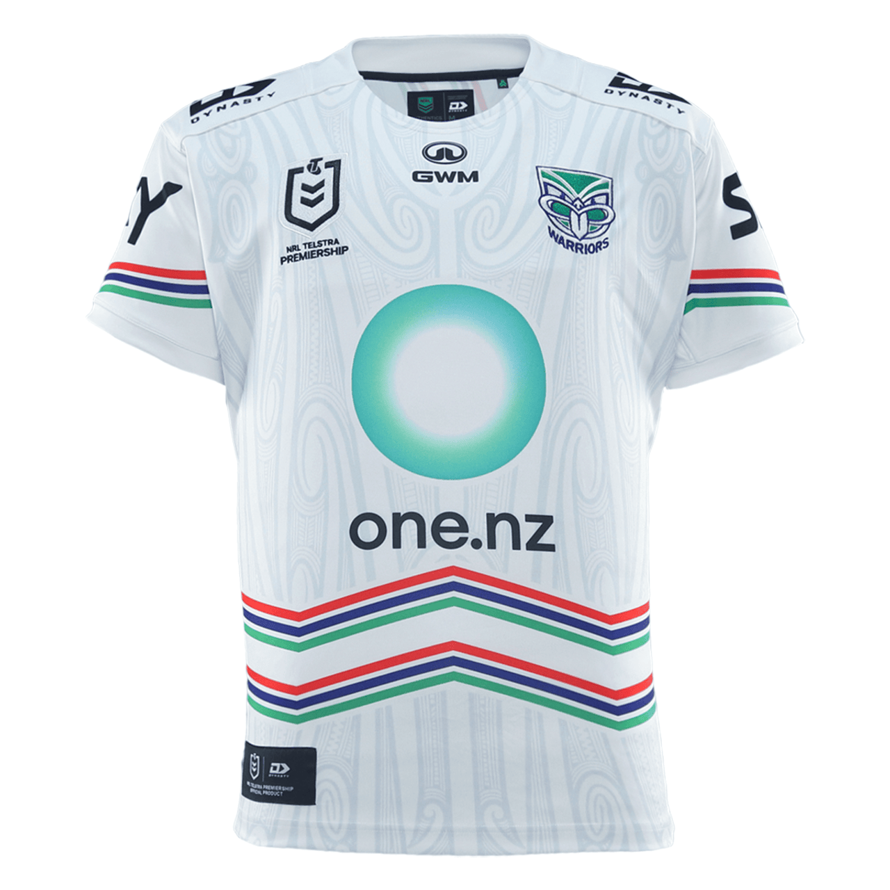 25/26 New Zealand Warriors White with Māori Heritage Jersey