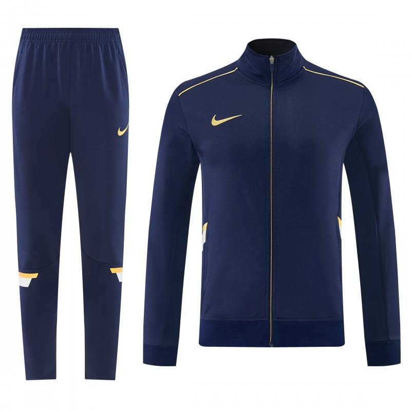 2026 NIKE Navy Full Zipper Jacket + Long Pants