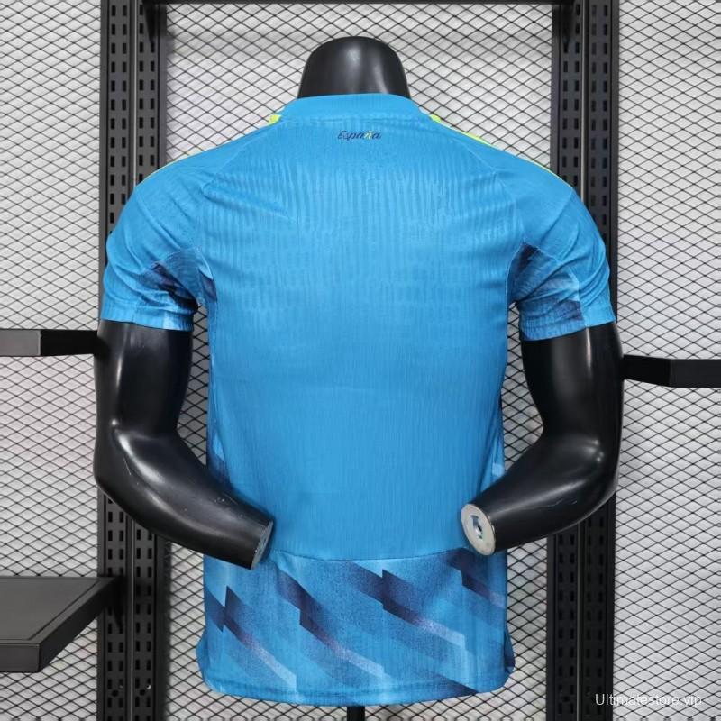 2026 Player Version Spain Away Blue Jersey