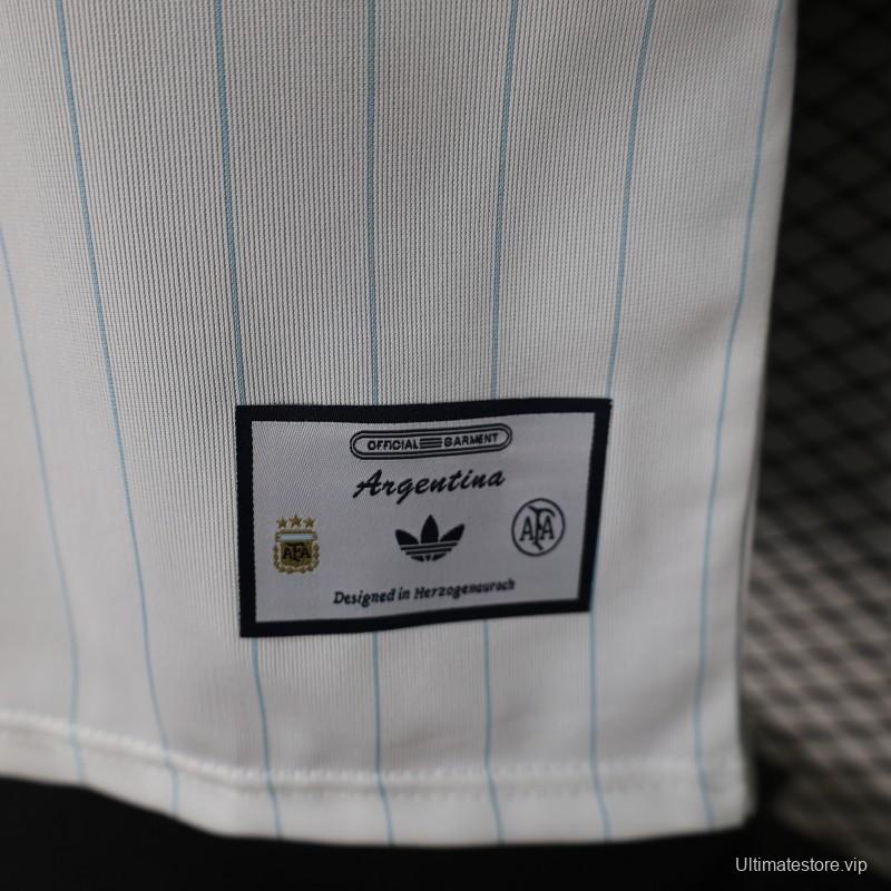 Player Version 2026 Argentina White Terrace Icons Jersey