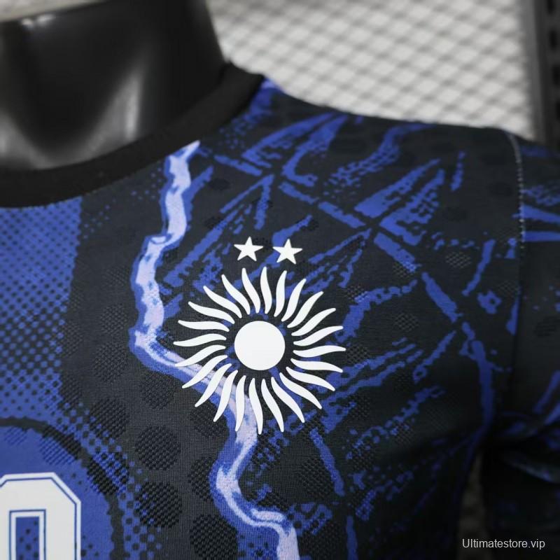 Player Version 2026 Argentina Black & Blue Special Edition  Jersey