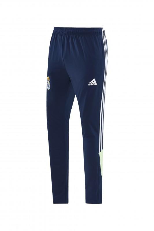 26/27 Real Madrid Navy Blue Full Zipper Hooded Windbreaker Tracksuit + Long Pants