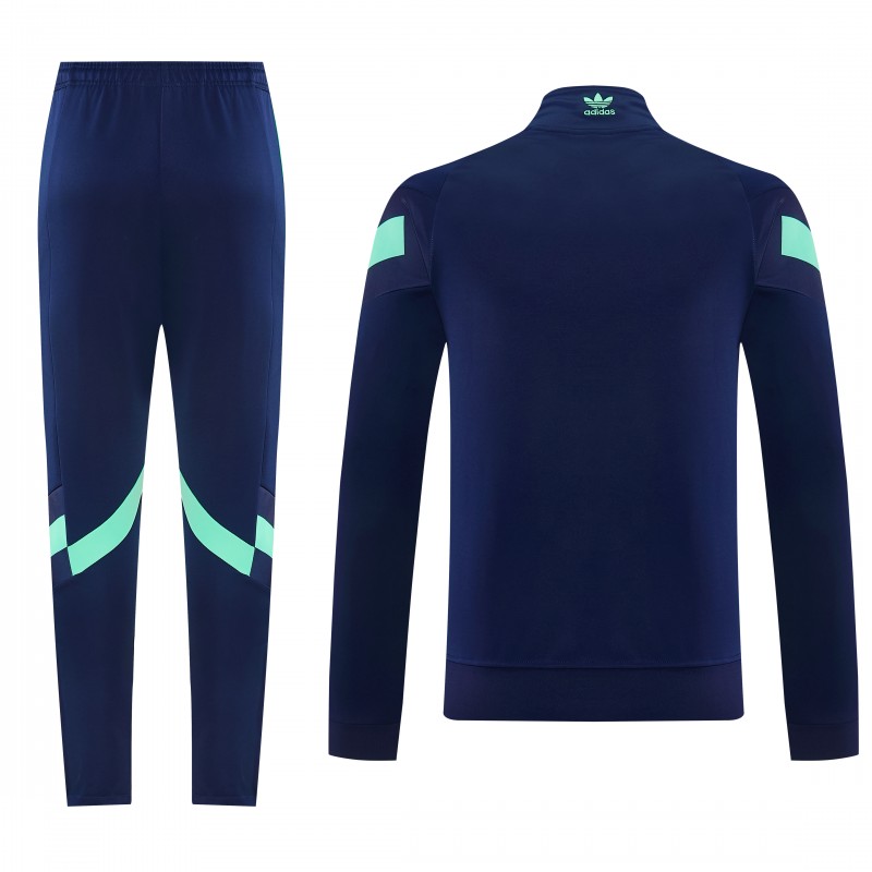 2026/27 Adidas Originals Navy Blue Full Zipper Jacket Tracksuit + Long Pants