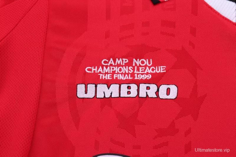 Retro Kids 99/00 Manchester United Home Jersey