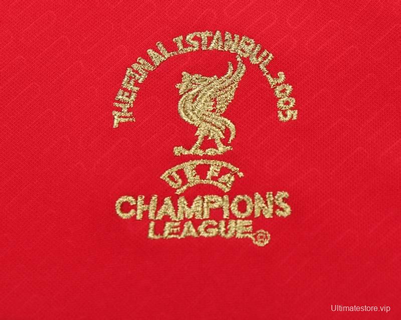 Retro Kids 04/05 Liverpool Home Jersey