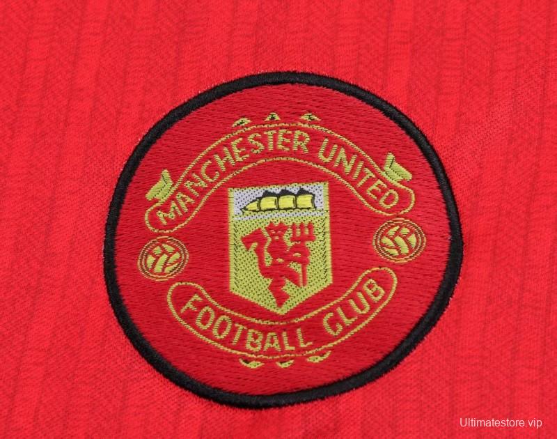 Retro Kids  96/97 Manchester United Home Jersey