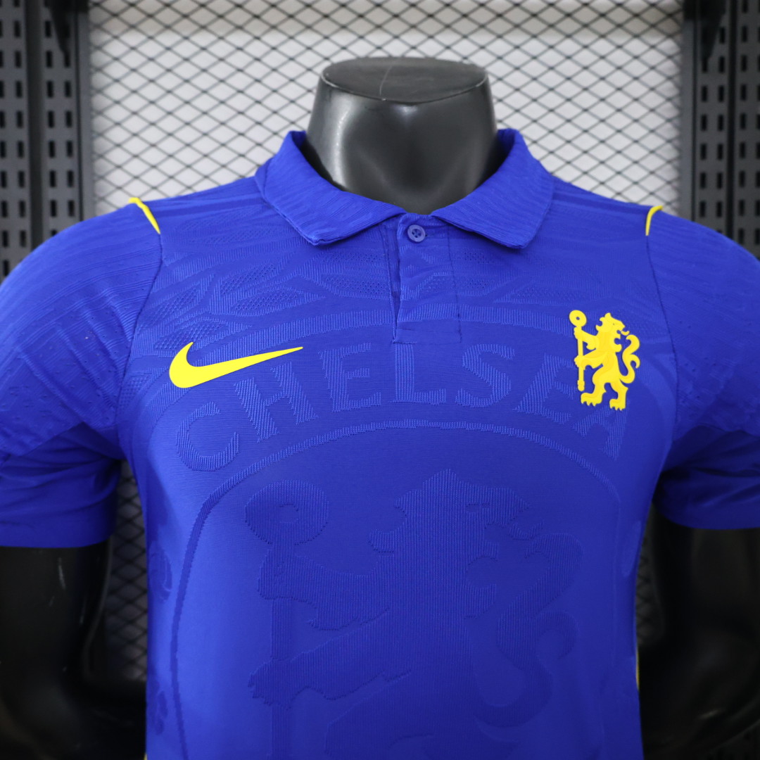 Player Version 26/27 Chelsea FC Royal Blue Polo Collar Home Jersey