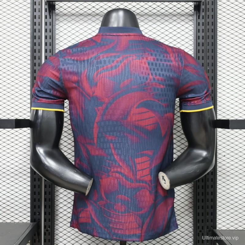 Player Version 26/27 FC Barcelona Navy Blue & Red  Special Edition Jersey