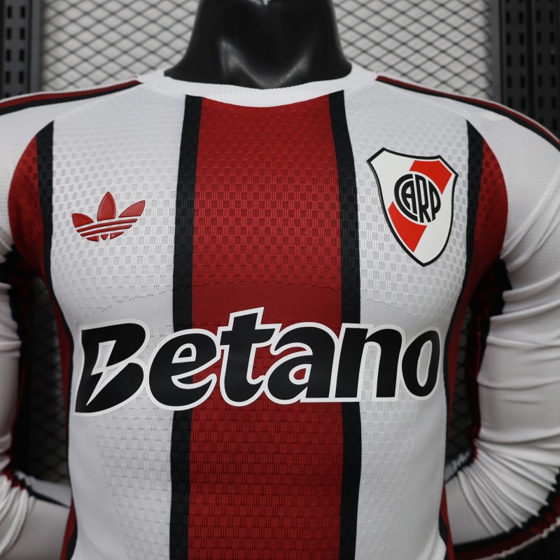 Player Version 26/27 River Plate Away Long Sleeve Jersey