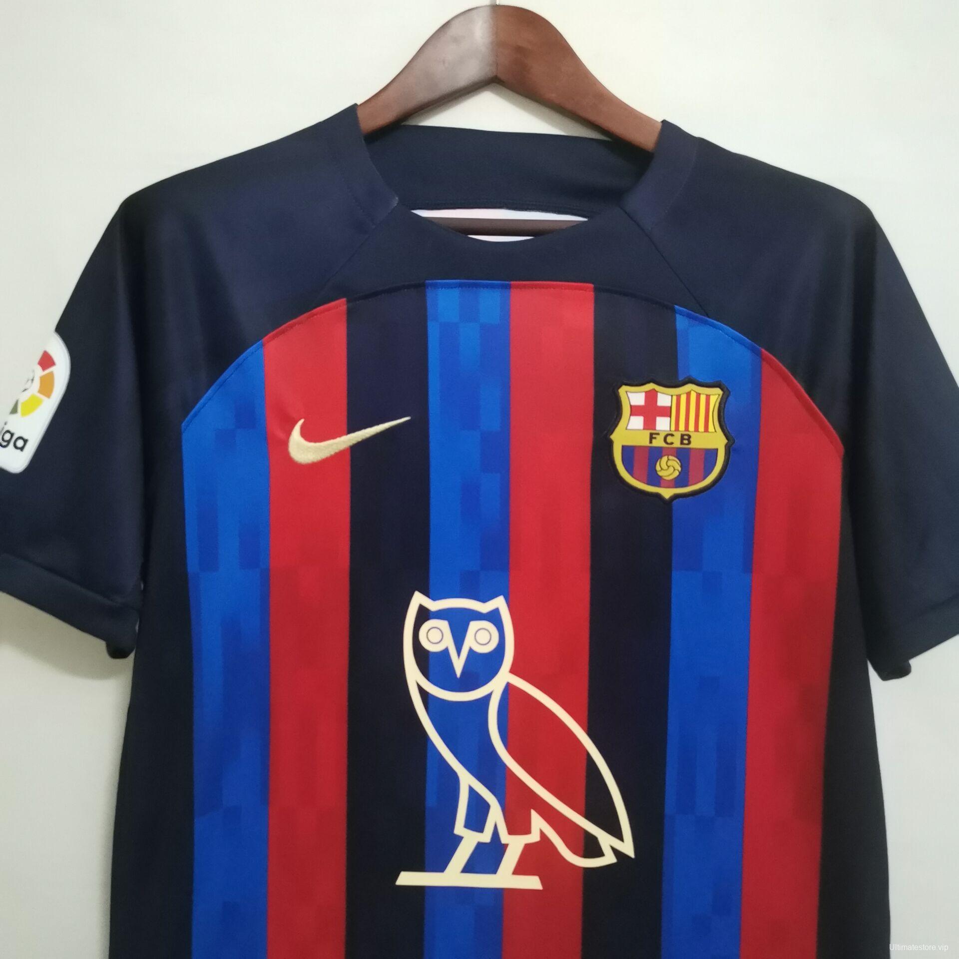 22/23 Barcelona Drake Jersey