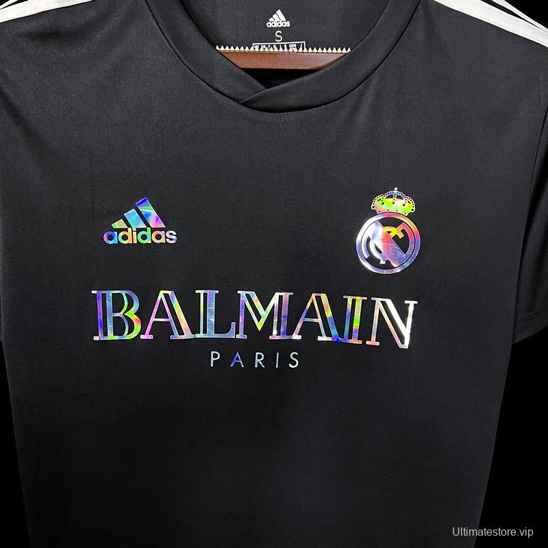 23/24 Real Madrid x Balmain Black Jersey