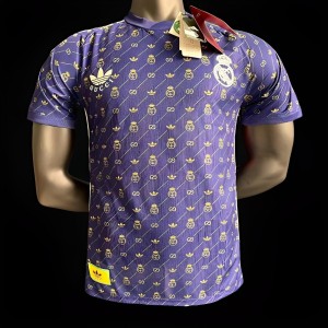 Player Version 24/25 Real Madrid x GUCCI Purple Special Jersey