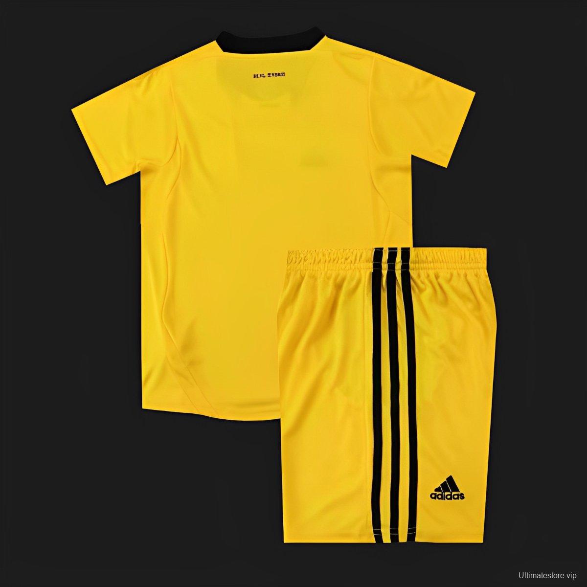 Retro Kids 11/12 Real Madrid Yellow Goalkeeper Jersey