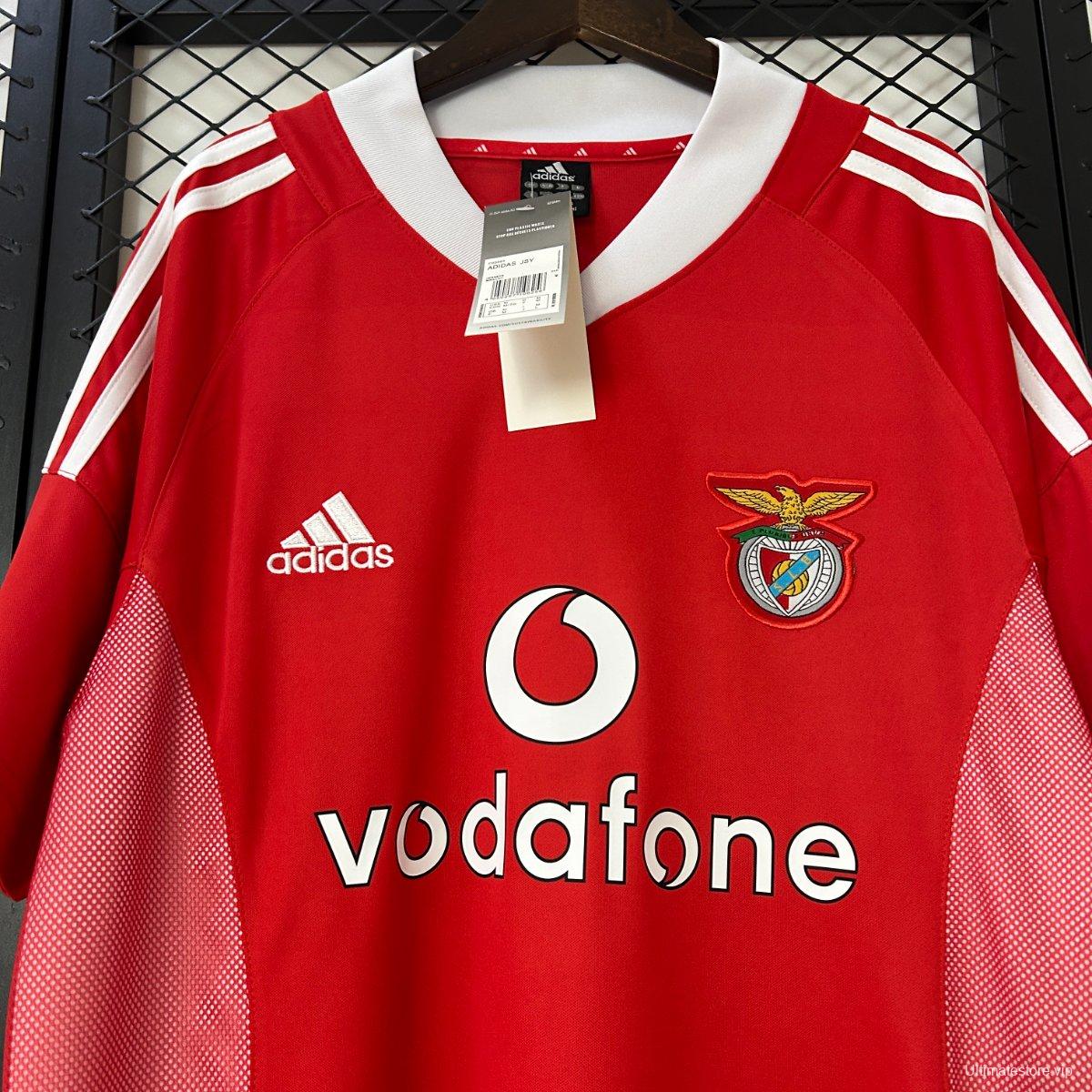 Retro 02/03 Benfica Home Jersey