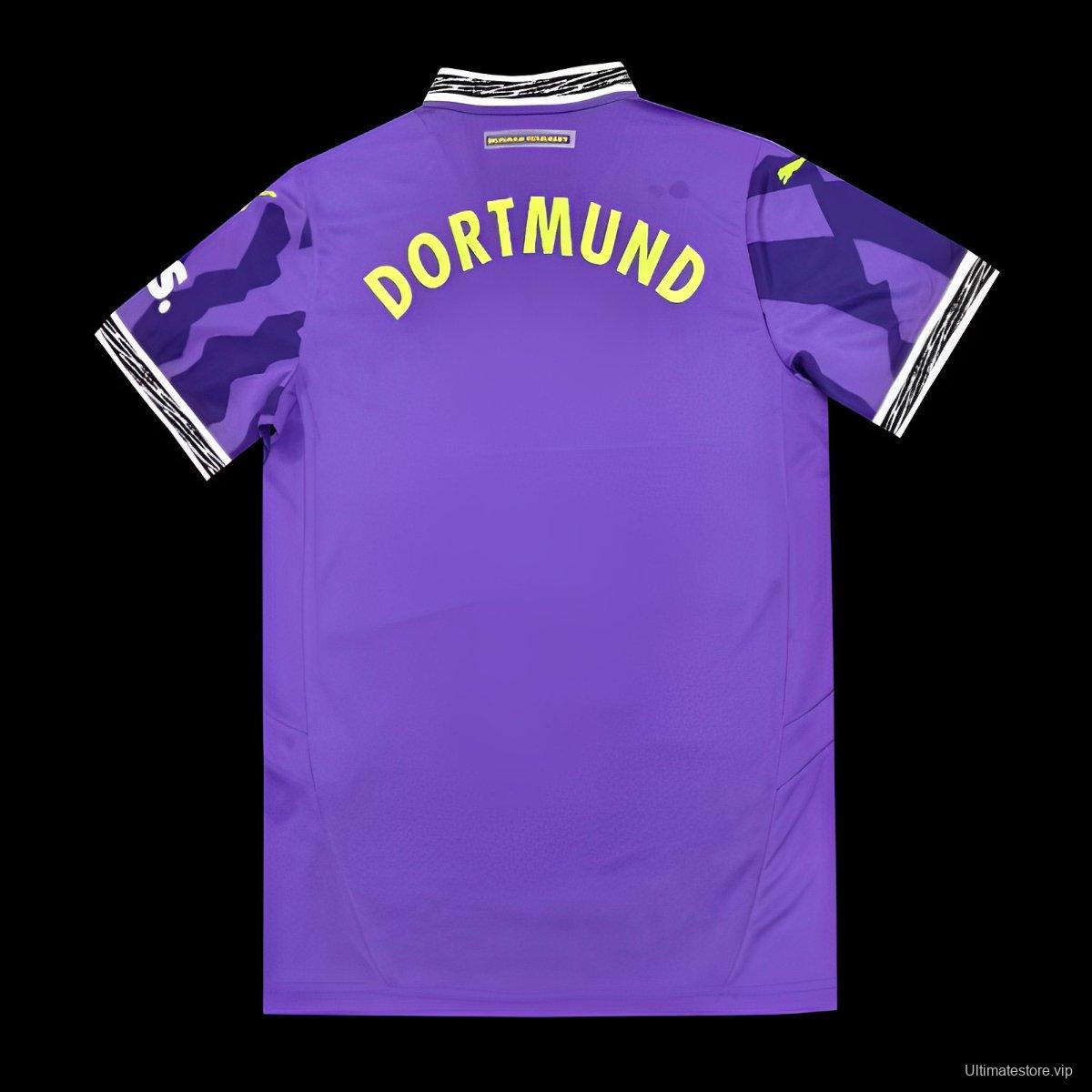 24/25 Borussia Dortmund Anniversary 4th Goalkeeper Purple Jersey