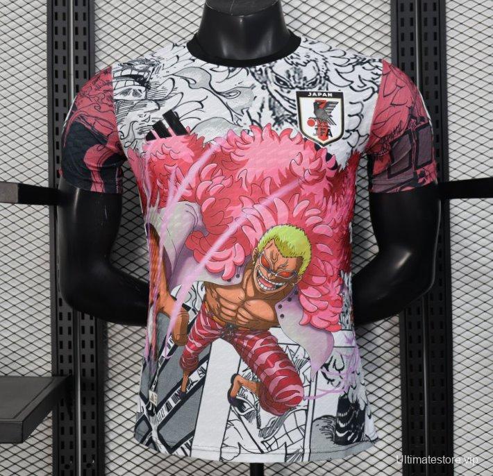 Player Version 2025 Japan White with Anime Character Pattern Jersey