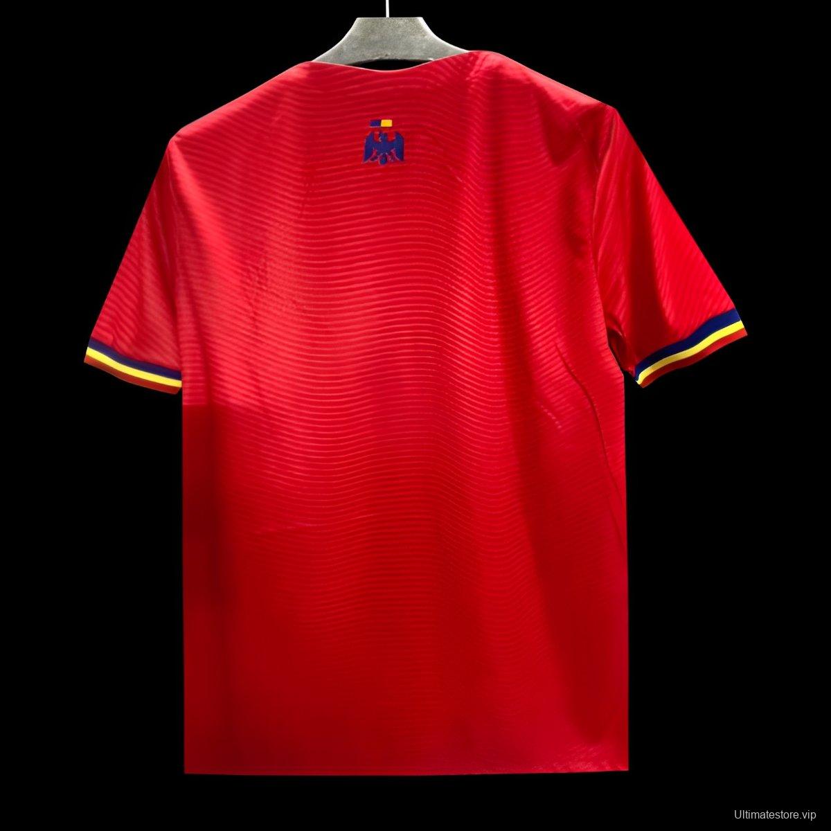2025 Romania Away Red Jersey