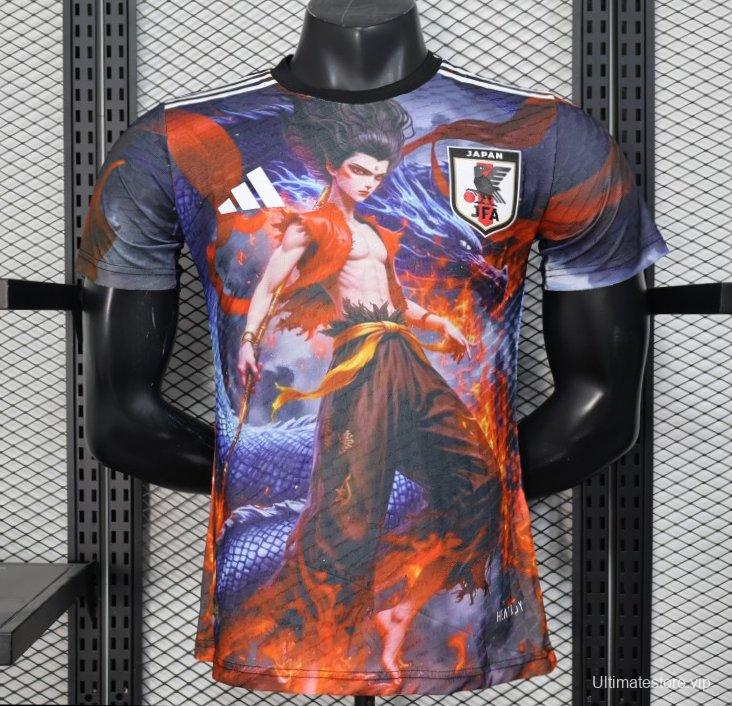 Player Version 2025 Japan Purple with Anime NAZHAI Graphic Jersey