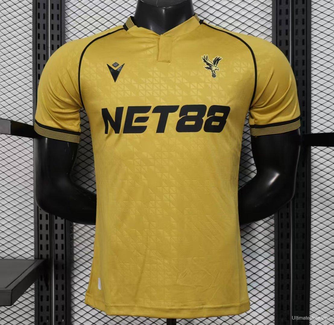 Player Version 25/26 Crystal Palace Away Yellow Jersey