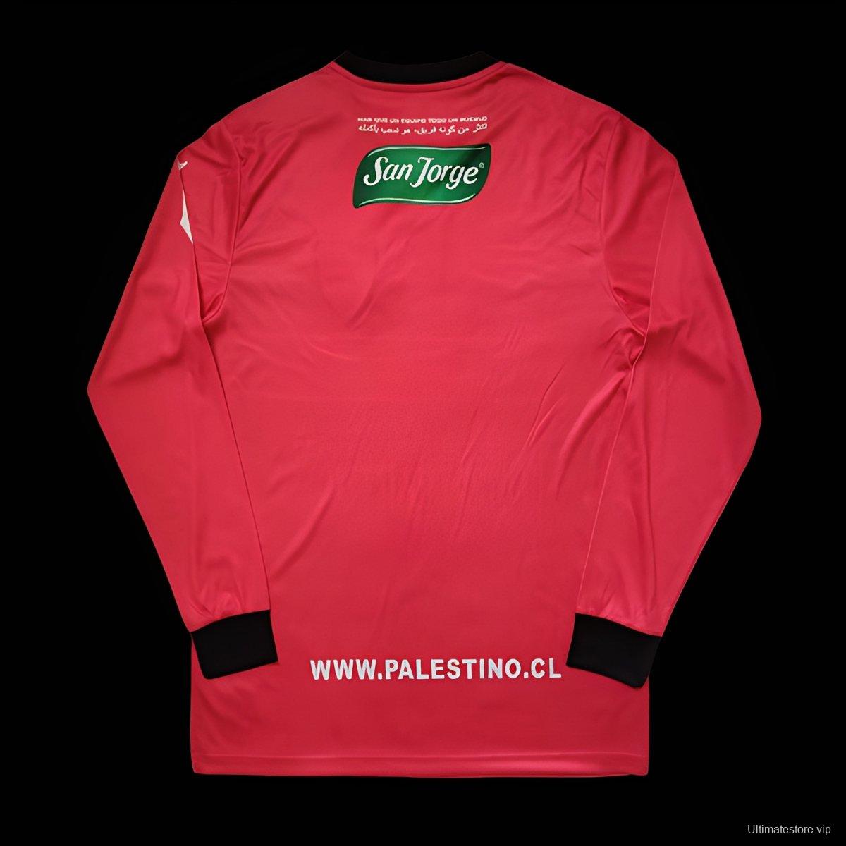 Retro 22/23 Palestino CD Long Sleeve RED Jersey