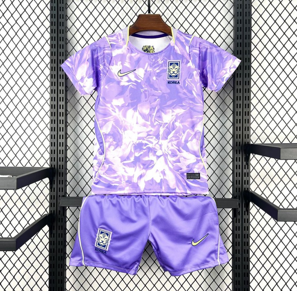 2026 Kids South Korea World Cup Away Kit