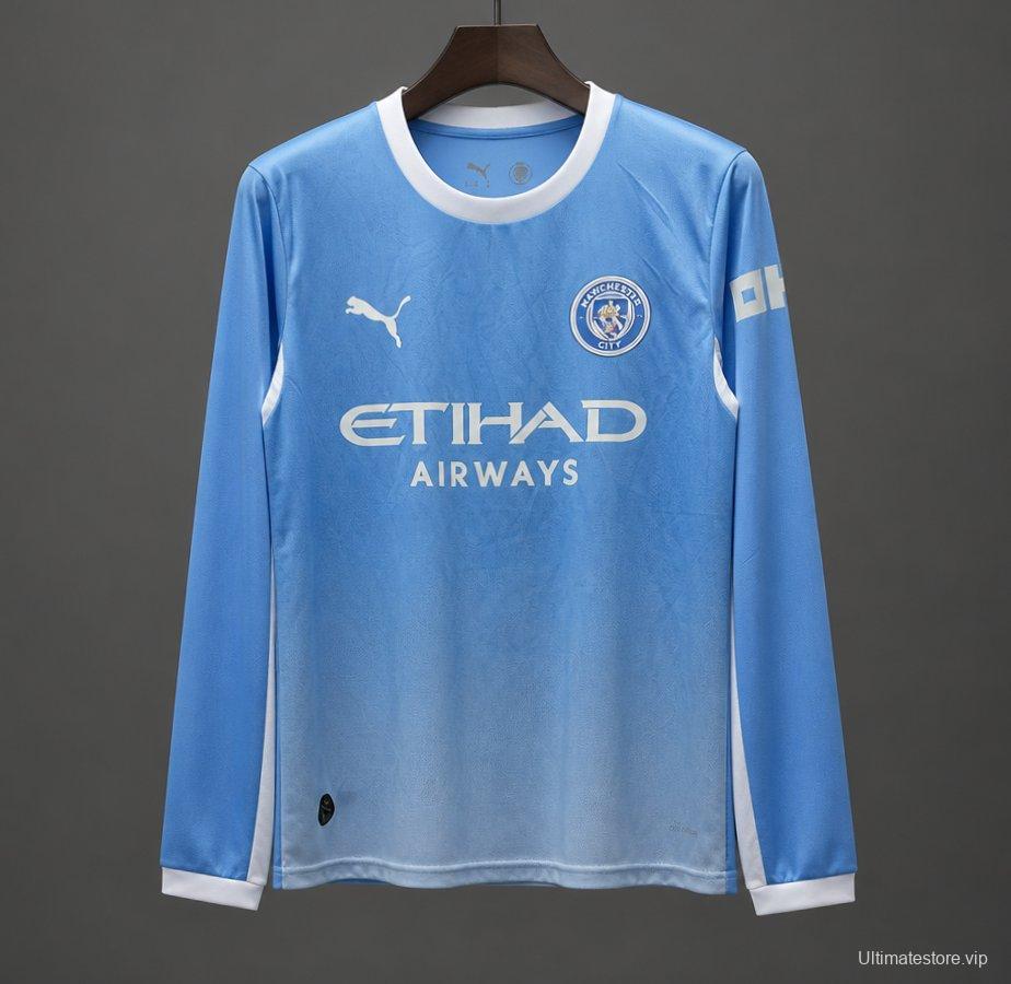 26/27 Manchester City Home Long Sleeve Jersey