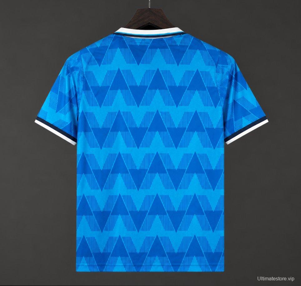 Retro 89/90 Lazio Home Blue Jersey