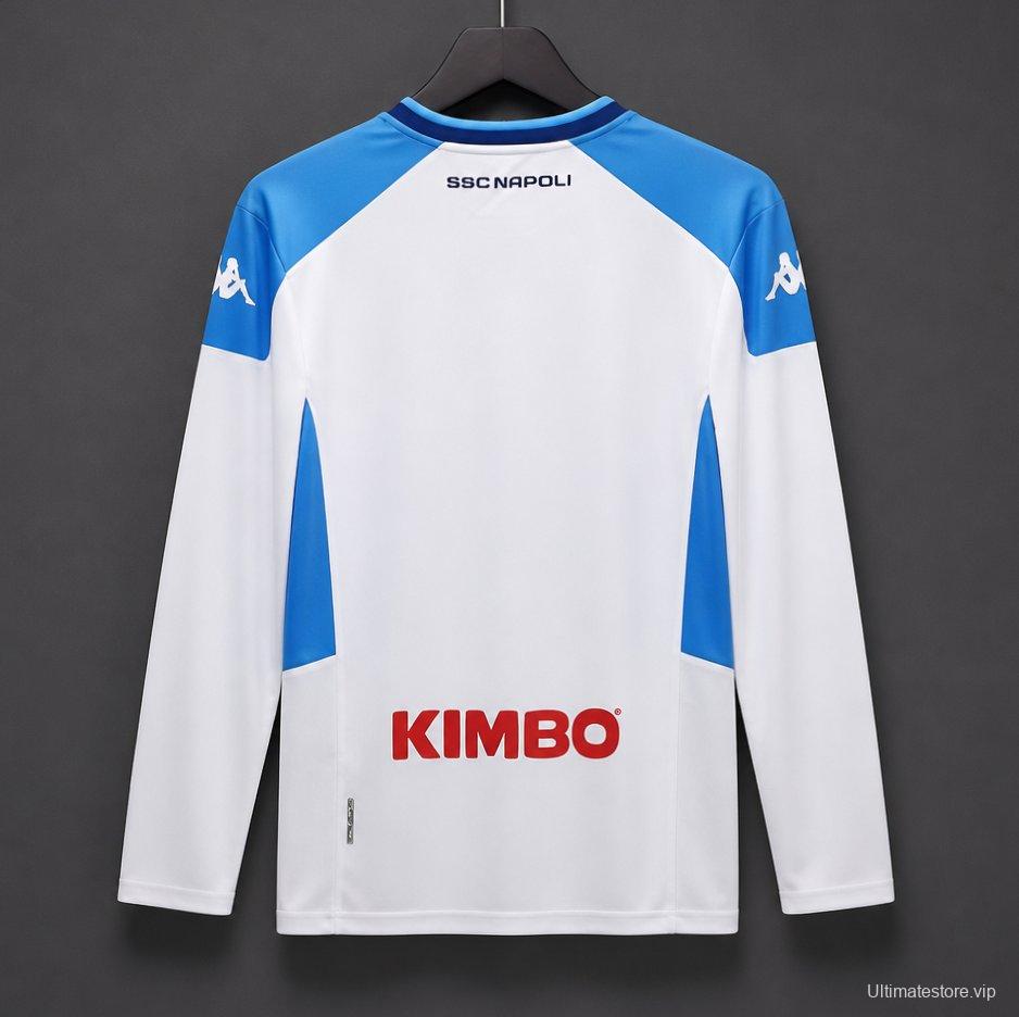 Retro 19/20 Napoli Away Long Sleeve Jersey