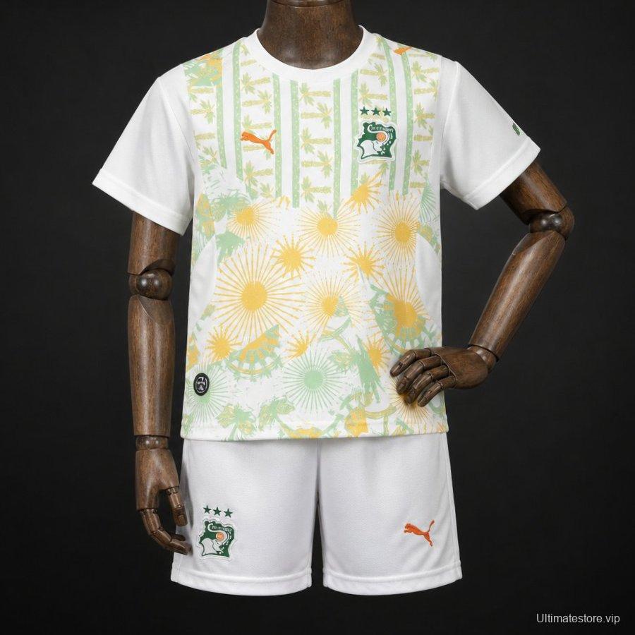 2026 Kids Ivory Coast World Cup Away Kit
